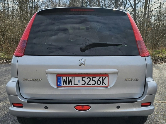 Peugeot 206 cena 6500 przebieg: 186000, rok produkcji 2003 z Łódź małe 667